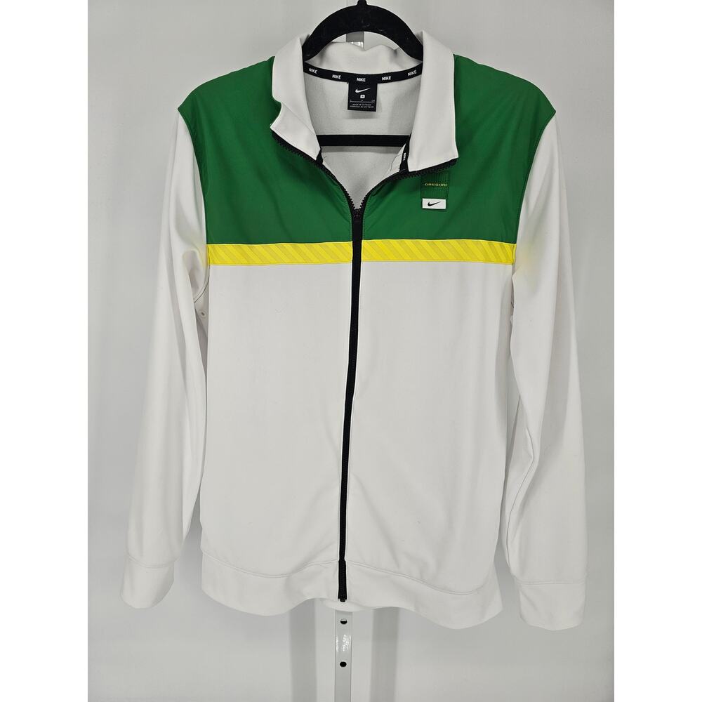 Nike Men's Oregon Ducks Long Sleeve Full Zipper Polyester Jacket Size S